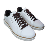 Cole Haan GrandPrø Topspin 방수 와이드 골프 슈즈 - 화이트/마데이라 스네이크 프린트