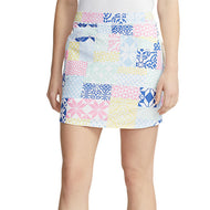 RLX RALPH LAUREN Dames Gedrukt Aim Skort - Patchwork