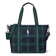 RLX Ralph Lauren Women's Pony Golf Tote Bag - Black Plaid