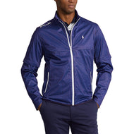 RLX Ralph Lauren Stratus Plaid Water -Reslank Full Zip Golf Jacket - Franse marine Glen Plaid