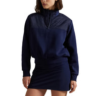 Rlx Ralph Lauren Féquette féminine matelassé Half Zip - Marine raffinée