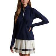 Rlx Ralph Lauren Jersey Stretch Jersey plié quart de zip - marine raffinée