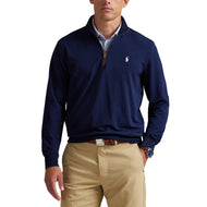 Polo Performance Ralph Lauren Fine Gauge Terry Half Zip - Marine raffinée