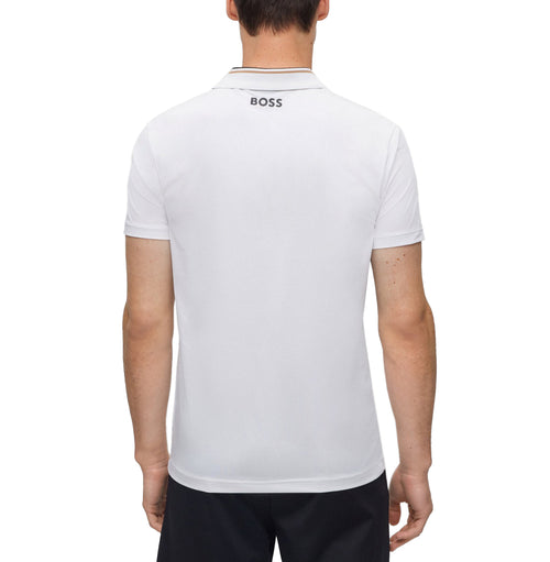 Boss Paddytech Golf Polo Shirt - White