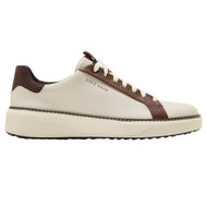 Cole Haan GrandPrø Topspin Waterproof Wide Golf Shoes - Ivory/CHSTNT