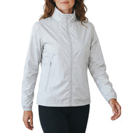Cross Kiawah Windbreaker Golfjacke für Damen – Hellgrau