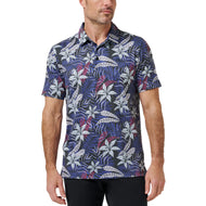 Travis Mathew vedergewicht open baai golfpoloshirt - zwart