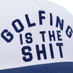 G/Fore Golfing Is The Sh*t Stretch Twill Snapback Hat - Snow