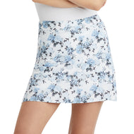 G/Fore Photo Floral Silky Tech Nylon A-lijn golfrok voor dames - Sneeuw