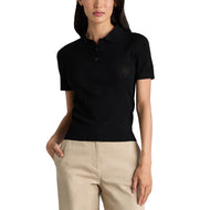 Polo de golf tricoté Pointelle G G/Fore pour femmes - Onyx