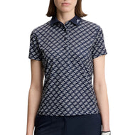 Kaos Polo Golf Cetak Teknologi Tur Wanita J.Lindeberg - Cardi Jacquard JL Navy