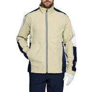 Galvin Green Arlo Waterproof Golf Jacket - Sand/Navy/White