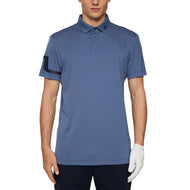 J.Lindeberg Heath Reguler Fit Golf Polo Shirt - Vintage Indigo