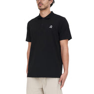 Huffer Tech Klassiek Golfpoloshirt - Zwart