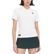 Huffer Women's Tech Birdie Golf Polo Shirt - Chalk