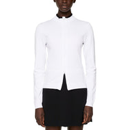 J.Lindeberg Women's Anna Knitted Zip Golf Pull - blanc - blanc