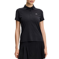 J.Lindeberg Bridge Golf-poloshirt voor dames - Zwart