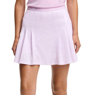 J.Lindeberg Women's Harlow Print Golf Skirt - Bridge Stack White Orchard
