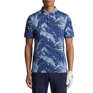 Lyle&Scott Leaf Print Golf Polo襯衫 - 海軍牡丹