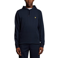 Lyle & Scott 경량 플라이 플리스 골프 후디 - 다크 네이비
