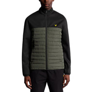 Veste de golf hybride Lyle & Scott Sports Fleece - Noir de jais/Granite