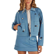 Veste de travail Hana pour femmes Malbon - Ombre bleue