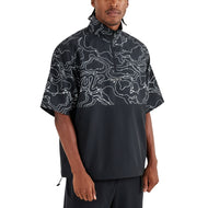 Malbon Evergreen 徽標高爾夫風衣 - 黑色