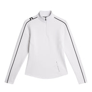 J.Lindeberg 여자 Nefe Quarter Zip Golf Mid Layer -White