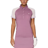 J.Lindeberg Femme Priya Golf Polo - Très raisin
