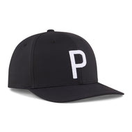 Puma Heritage P Golf Cap - Puma Black / White Glow