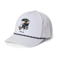RLX Ralph Lauren Polo Bear Twill Golf Cap - Ceramic White