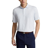 RLX RALPH LAUREN Gedrukt lichtgewicht luchtstroomprestaties Golfshirt - Oxford Blue Geo Neat
