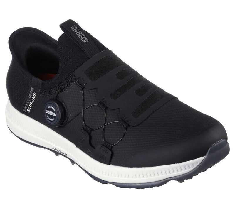 Skechers Go Golf Elite Vortex Slip-ins Shoes - Black/ Grey