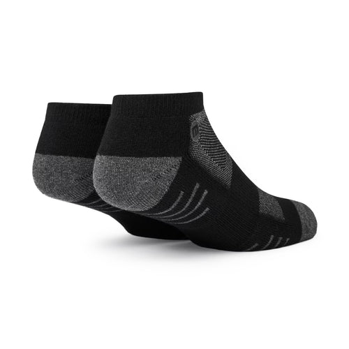 Travis Mathew Eighteener 2.0 Golf Socks - Black/Grey