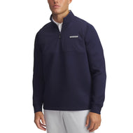 Under Armour Drive Pro Golftussenlaag met 1/2 rits - Marineblauw