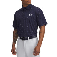 Under Armour Playoff 3.0 Shirt Golf Polo imprimé - Marine / blanc