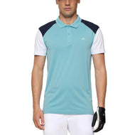 J.Lindeberg Block Polo Golfshirt - Stillwater