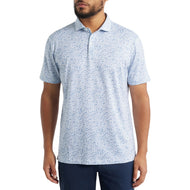 Polo Kelas Bulu Kinerja Johnnie-O - Seymour Stripe - Angkatan Laut
