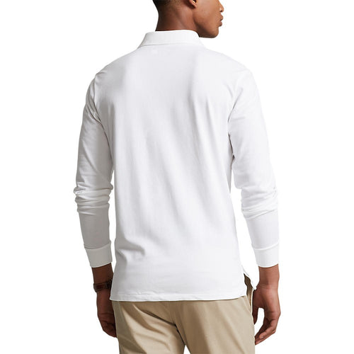Polo Performance Ralph Lauren Performance Long Sleeve Polo Shirt - Pure White