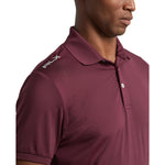 RLX Ralph Lauren Solid Airflow Performance Polo Golf Shirt - Harvard Wine