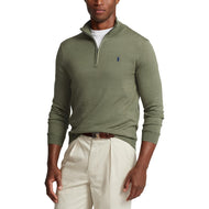 Performa Polo Ralph Lauren 1/4 Zip Coolmax Knit - Shamrock Heather