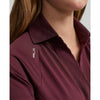 RLX Ralph Lauren Women's Air Tech Pique Golf Polo Shirt -Harvard Wine