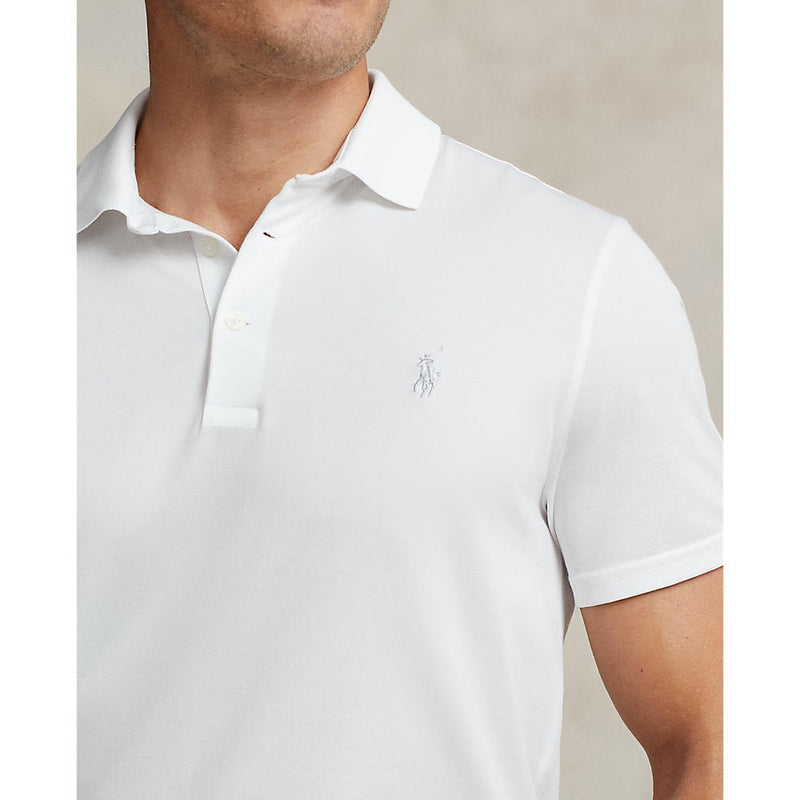 Polo Performance Ralph Lauren Tour Pique Polo Golf Shirt - Pure White