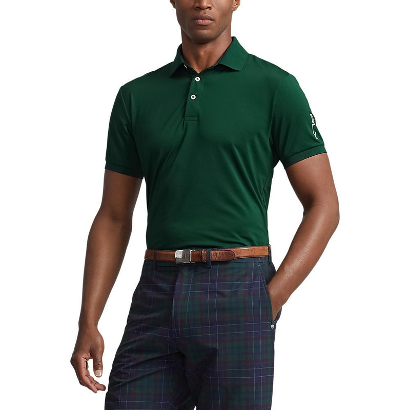 RLX Ralph Lauren Solid Airflow Performance Polo Golf Shirt - Hunt Club Green