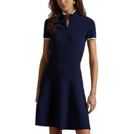RLX RALPH LAUREN Damesviscose trui jurk - Refined Navy