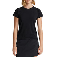 RLX Ralph Lauren Wanita Regangan Krew Tee - Polo Black