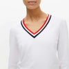 Rohnisch Women's Adele Knitted Golf Sweater - White
