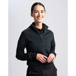 Cross Women 's Greta 1/4 Zip Golf Knit- 블랙