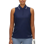 Rohnisch 女款 Miriam 無袖高爾夫 Polo 衫 - 海軍藍