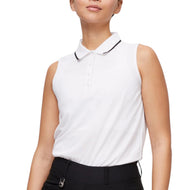 Rohnisch Women's Miriam Sleeveless Golf Polo Shirt - White